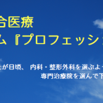 “鍼灸総合医療 ・チーム『プロフェッショナル』”誕生！の詳細へ